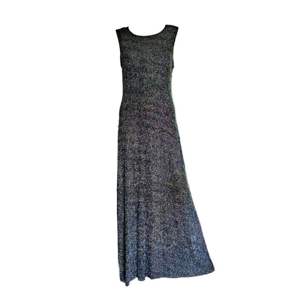 90s alternative shimmery maxi dress
